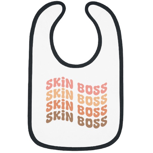Skin Boss Groovy Esthetician Cosmetologist Beauty Salon Bibs