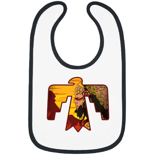 Native American Thunderbird Indigenous Peoples Day Bibs