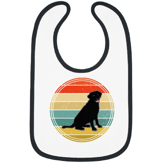 Labrador Lab Dog Lovers Retro Bibs