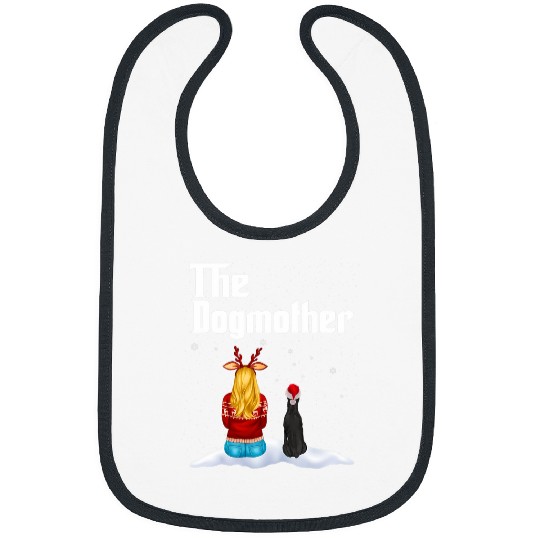 The Dogmother Miniature Pinscher Dog Mom Christmas Xmas Bibs