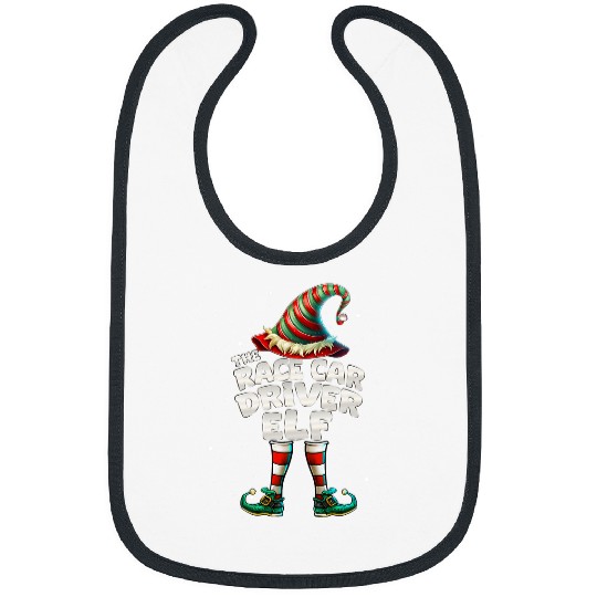 Im The Race Car Driver Elf Family Matching Group Christmas Bibs