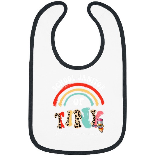 School Janitor of Tiny Humans Funny Team School Janitor Bibs