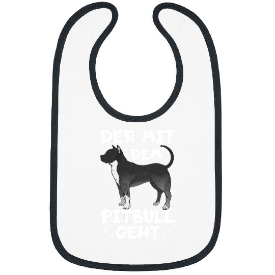 The Pitbull dog owner goes dog lovers Bibs