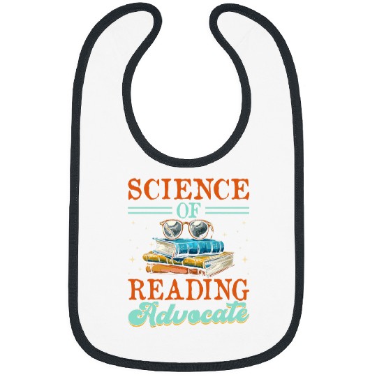 Science Of Reading Advocate Books Literature Book Reader Bibs