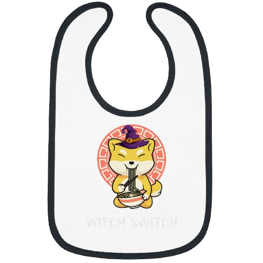 Dog Shiba Inu Halloween Shiba Inu Dog You Just Flipped My Witch Switch Bibs