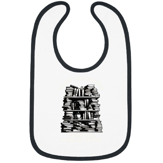 Librarian Library Worker Library Cart Bibs