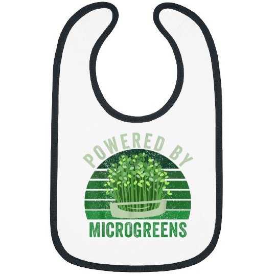 Powered By Microgreens Urban Farming Microgreens Gardener Bibs