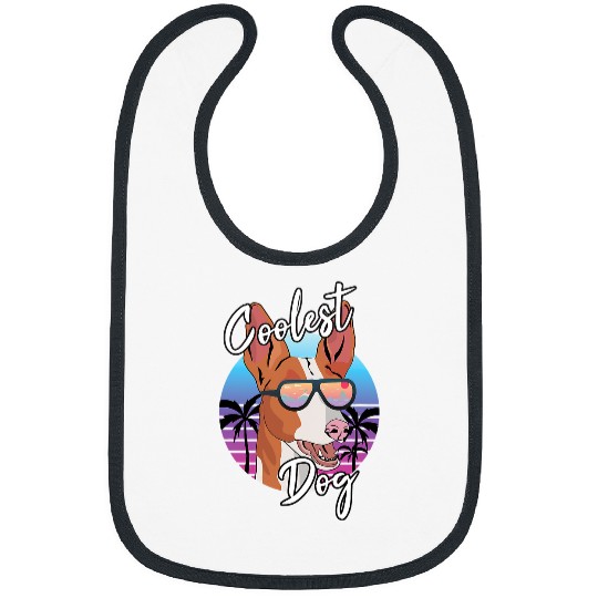 Dog Grayhound Podenco Greyhound Ibizian Hound Design for Dog Lovers Bibs