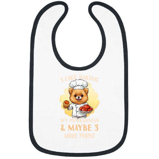 Pomeranian Mom Outfit Pomeranian Baking Bibs