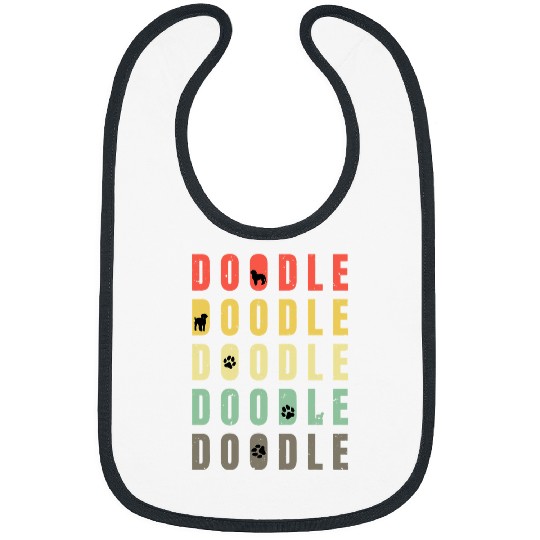 Dog Goldendoodle Vintage Dog Owner Goldendoodle Bibs