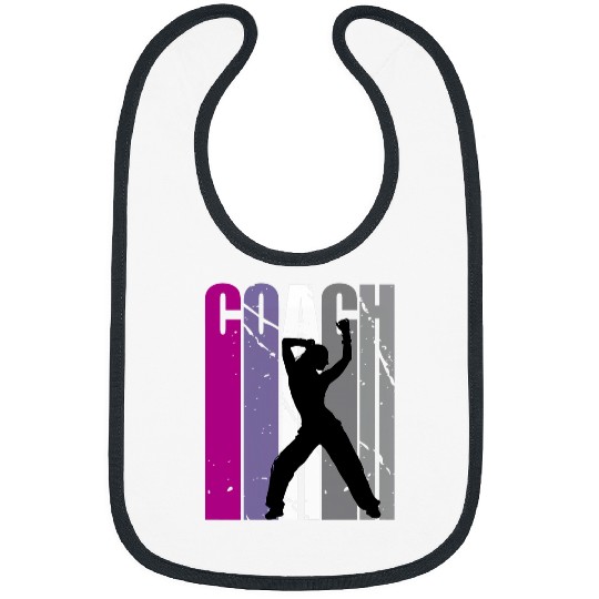 Retro Master Dance Instructor Feminine Coachs Coaching Bibs