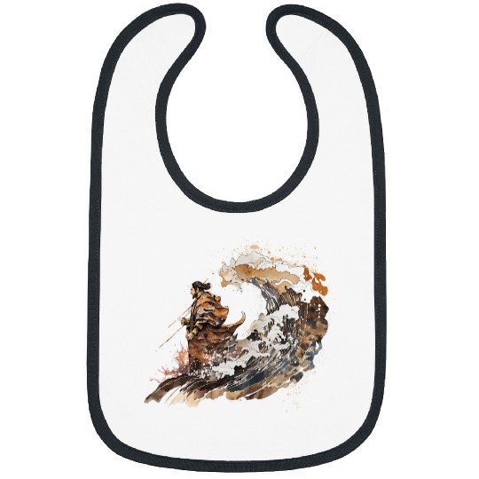 Japan Samurai Retro vintages swords Warrior Japanese Bushido 3 Bibs