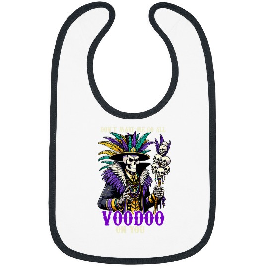 Mardi Gras Priest Top Hat Witch Doctor Voodoo New Orleans 22 Bibs