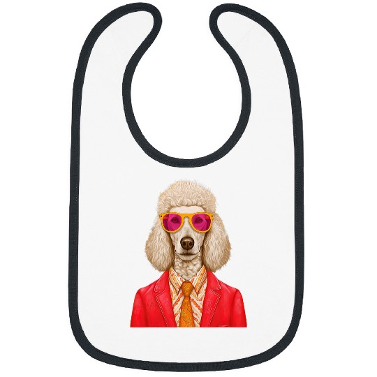 Poodle vintages Style Bibs