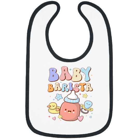 Baby Barista Mother Baby nurses NICU nurses Milk Bottle Funny Bibs