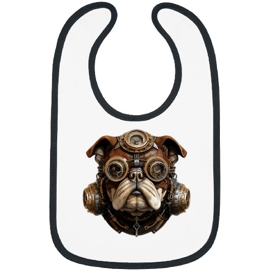 Steampunk Pug Bibs