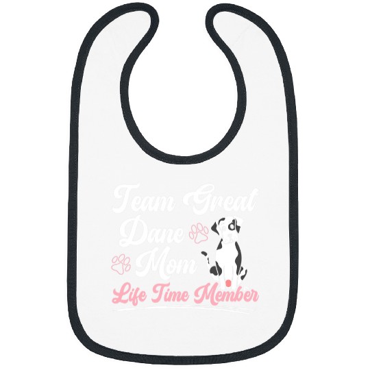 Dog Great Dane Breeder Mom Dog Owner Great Dane Mom T-Shirt Bibs