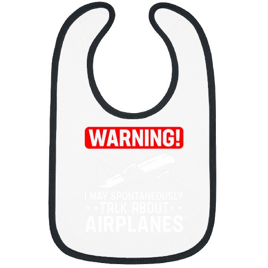 Airplane Funny Flight Plane Flying Boys Men Aviator Bibs