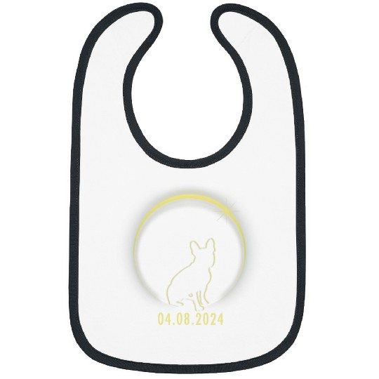 Total Solar Eclipse Boston Terrier Lover April 8 2024 Totali Bibs