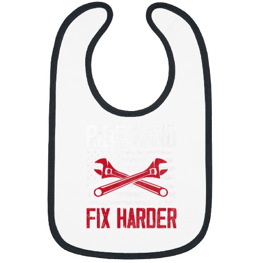 USA Flag Wrench Car Funny Auto Mechanic Garage Patriotic 21 Bibs