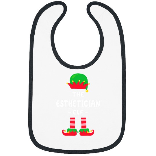The Esthetician Elf Skin Therapist Christmas Bibs