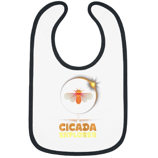 Kids Cicada Explorer Toddler Boys Girls Year Of The Cicada 2024 Bibs