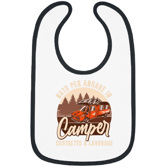 Mens Camper Man Camper Camping Gift Bibs