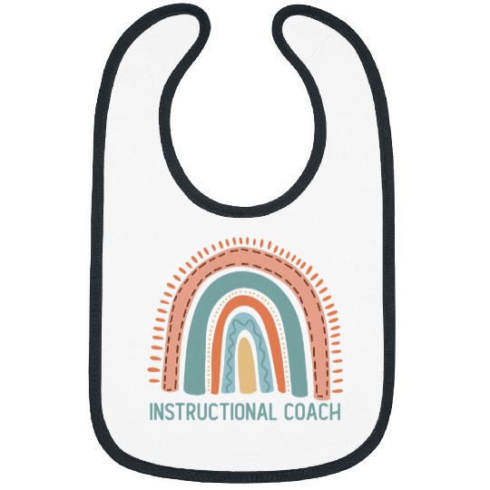 Pastel Rainbow Instructional Coach Bibs