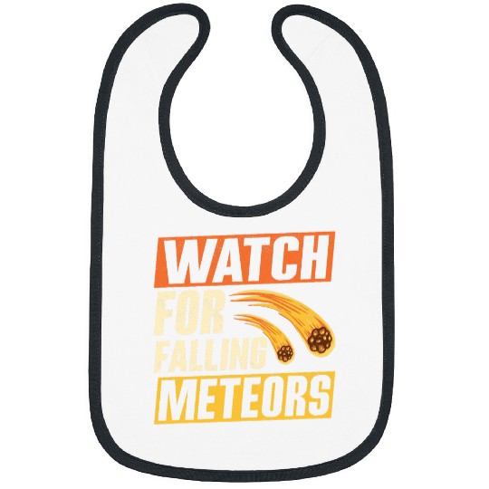 Watch For Falling Meteors Stargazer Telescope Astronomy Bibs