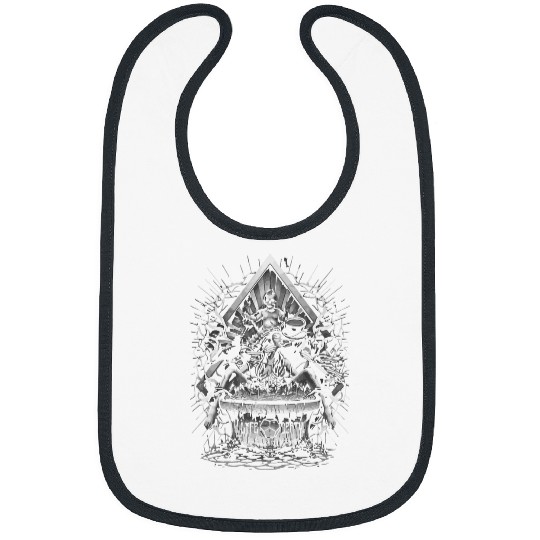 life occult death women in bathtube occult Bibs