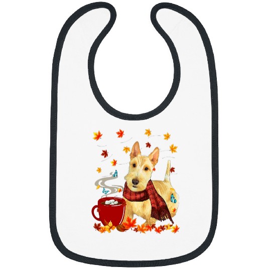 Dog Scottish Terrier Wheaten Scottish Terrier Fall Chocolate Hot Bibs