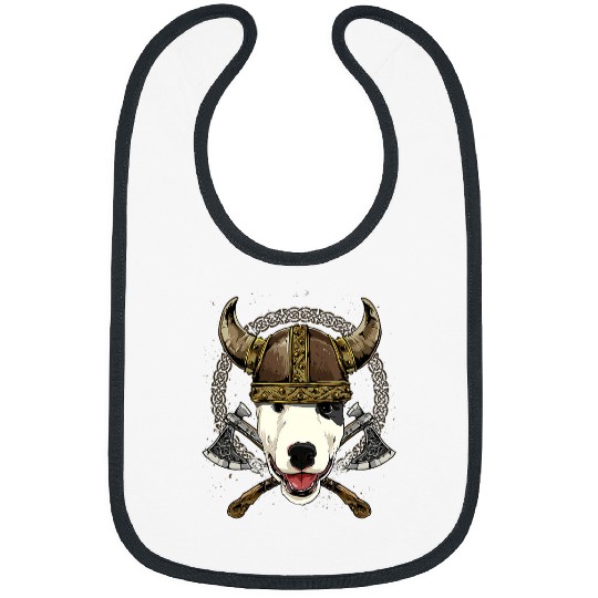 Viking Bull Terrier Renaissance Norse Pagan Valhalla Pet Dog Bibs
