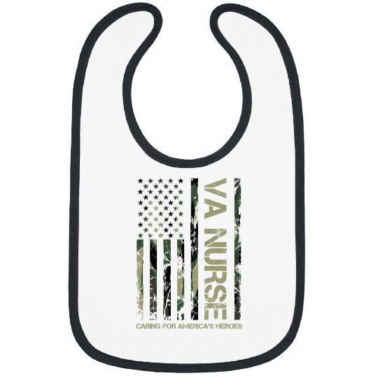 VA nurses Caring For Americas Heroes Cute Military Nursing Bibs