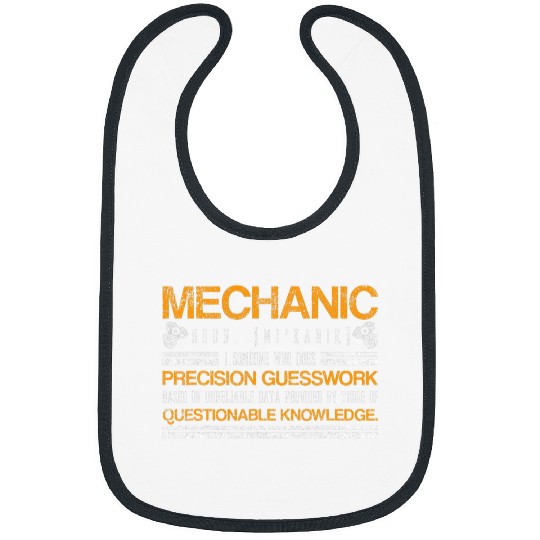 Mechanic Questionable Knowledge Garage Shift Racks Race Car Bibs