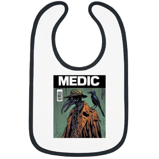 Medic Comic Book Plague Doctor Healer Magazine Style Art 23 Bibs