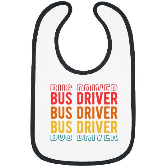 vintages Bus Driver Retro Driving School Bus Driver Bibs