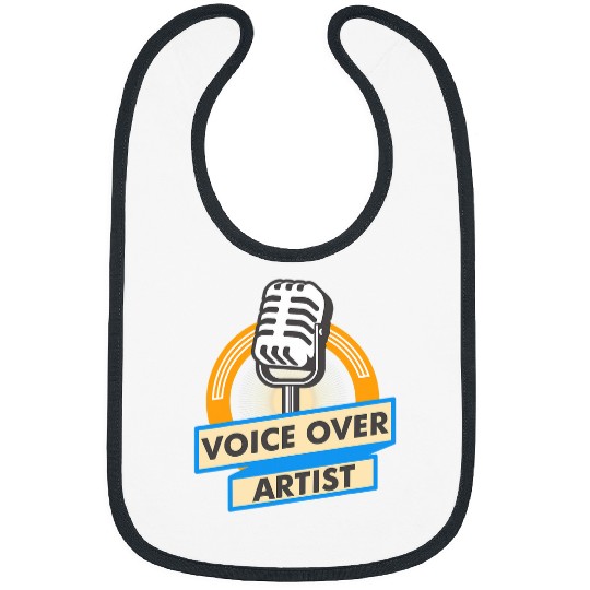 Voice over artist vintages Microphone Bibs