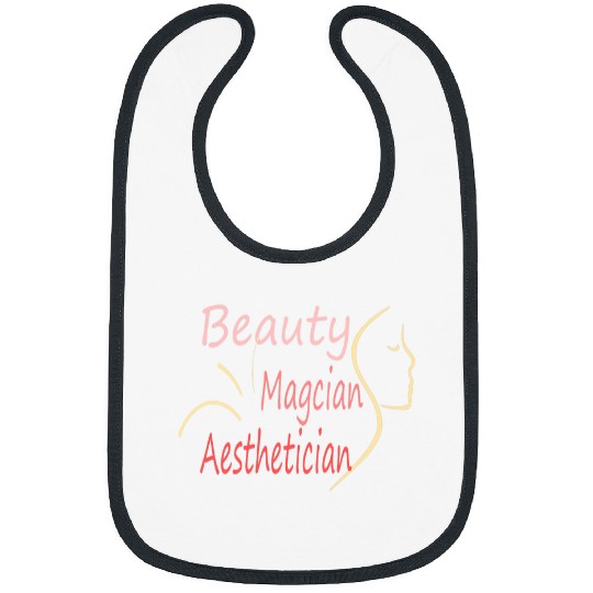 Womens Aesthetician Beauty magician skin care makeup artist Bibs