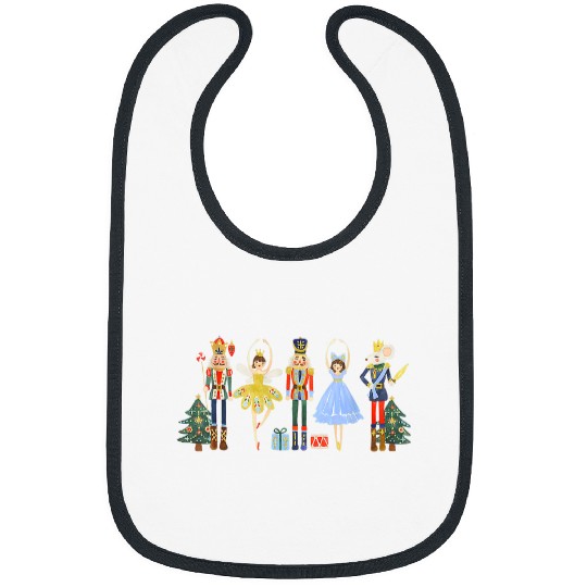 Nutcracker Squad Ballet Dance Matching Family Christmas 5 Bibs