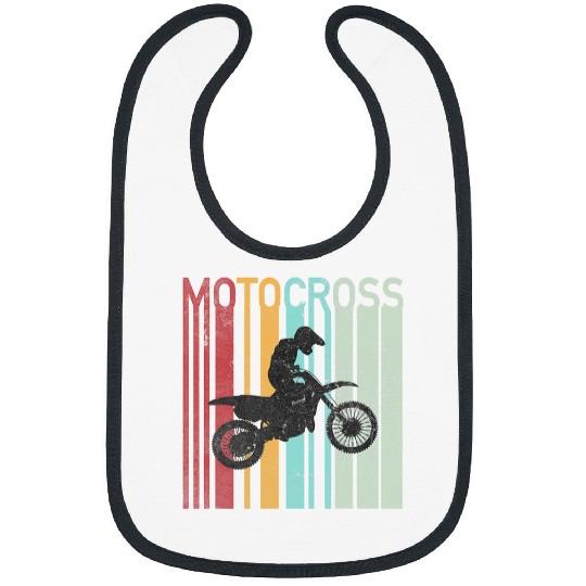 vintages Motocross Dirt Bike Retro Supercross Motorcycle Bibs