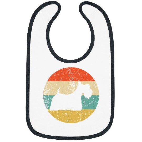 Dog Scottish Terrier vintages Retro Scottie Dog Bibs