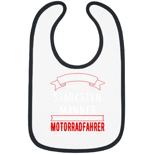 Motorcyclist gift for strong men and humour motorcycle Bibs