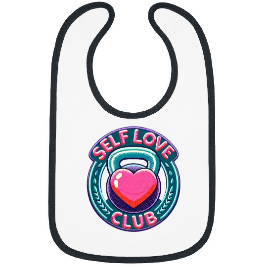 Self Love Club Kettlebell Empowerment Motivational Fitness Bibs