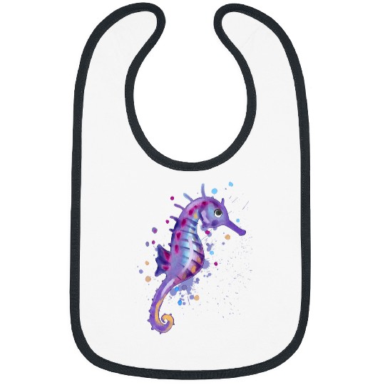 Discover Seahorse Aquarium Beach Bibs