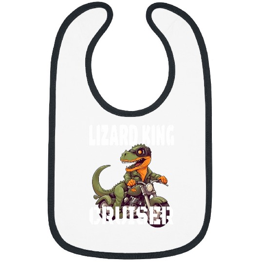 TRexs And Motorcycle Lizard King Cruiser 29 Bibs