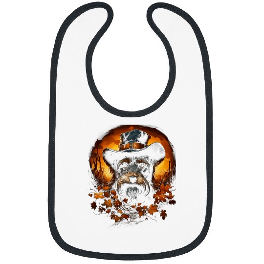 Wire Fox Terrier Dog Halloween Graphic Tees for Men Women Bibs