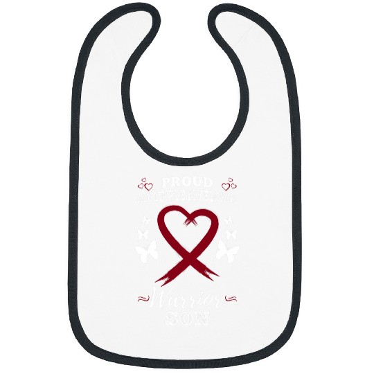 Proud Multiple Myeloma Warrior Son Multiple Myeloma Bibs