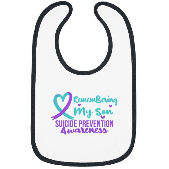 Remembering My Son suicides Prevention Awareness Bibs