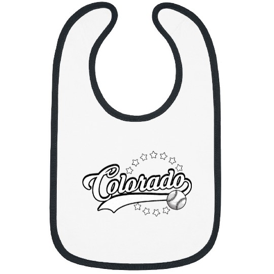 vintages Colorado Graphic Baseball For Men Boys Lovers Bibs