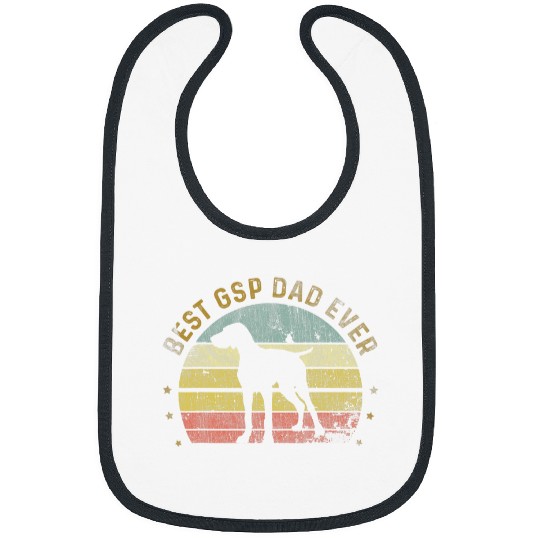 mens bests gsp dad ever german shorthaired pointer lover Bibs